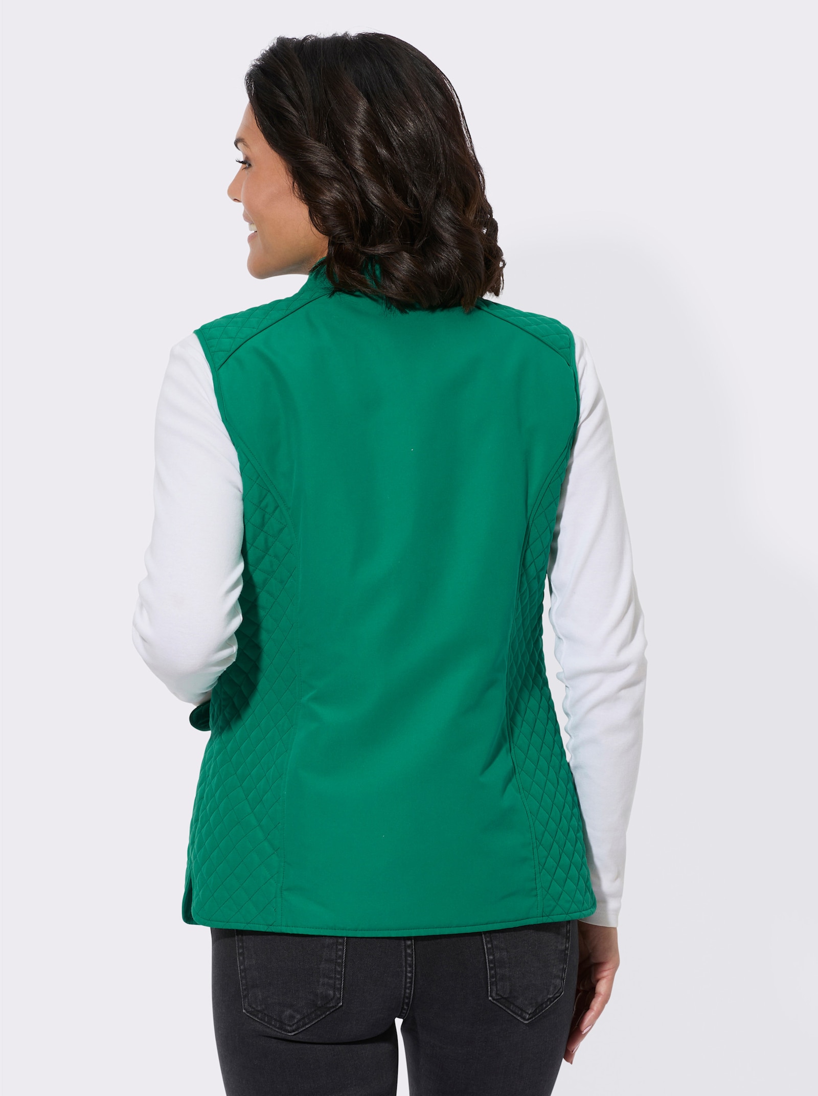 Gilet met binnenzak - groen