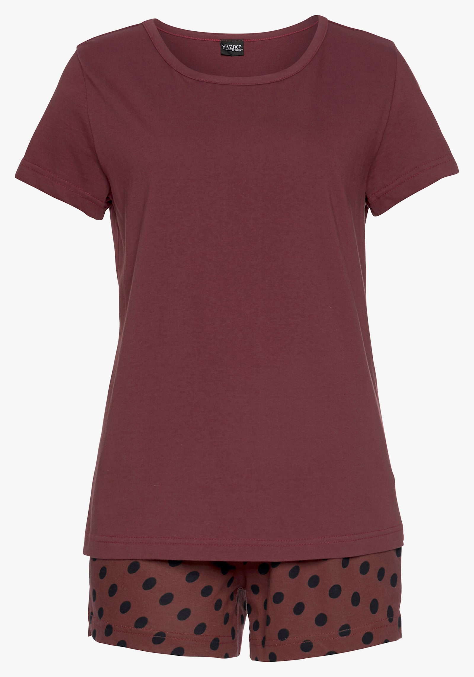 Vivance Dreams Shorty - schwarz, bordeaux