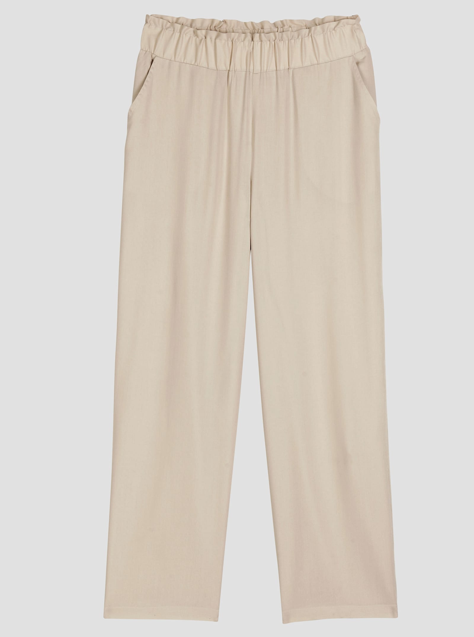 Hose im Paperbag-Style - sand