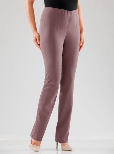 Stretch-Hose mit innenliegendem Dehnbund - rosenholz