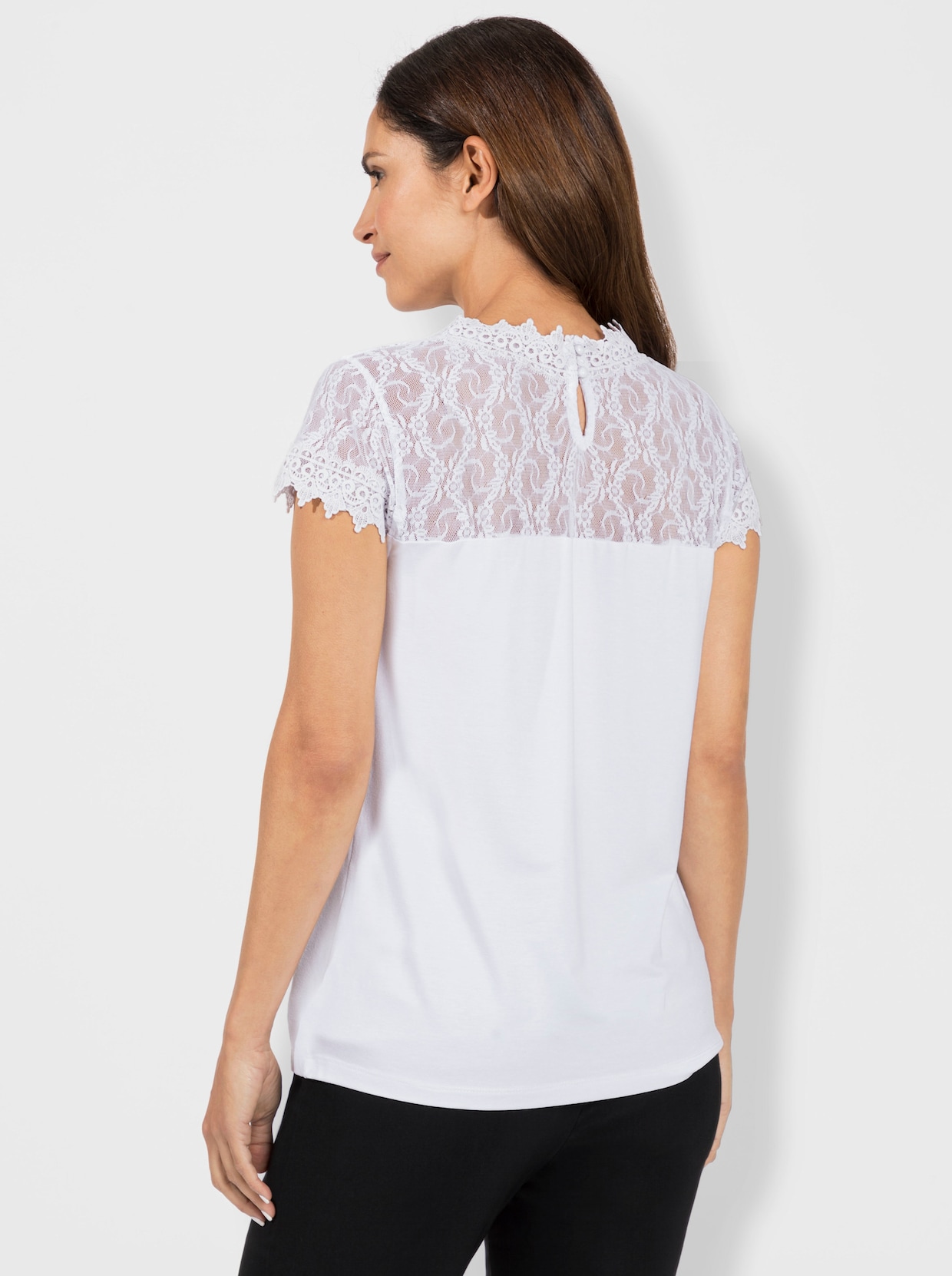 Kurzarmshirt - weiß