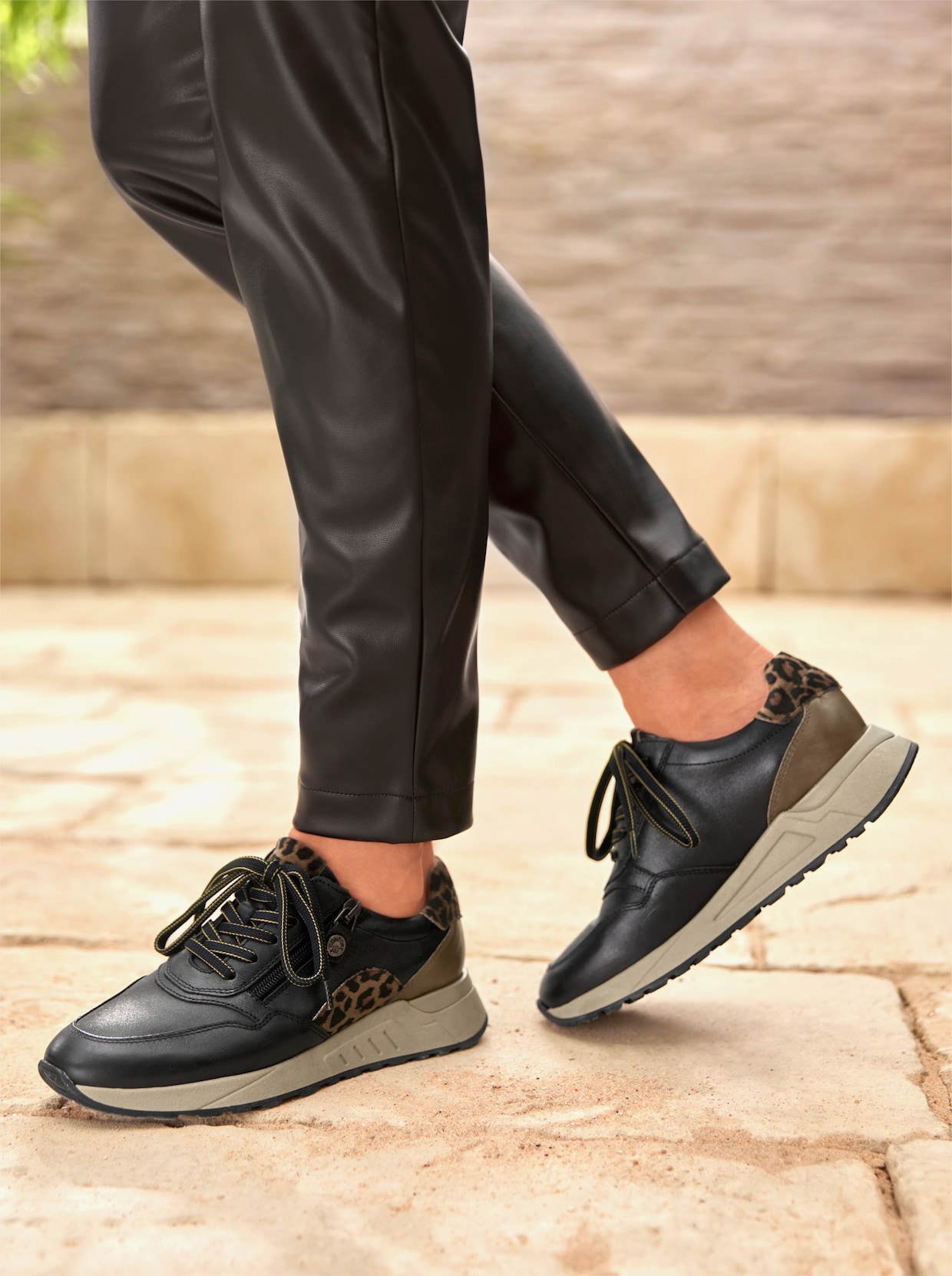 heine Sneakers - svart-brun
