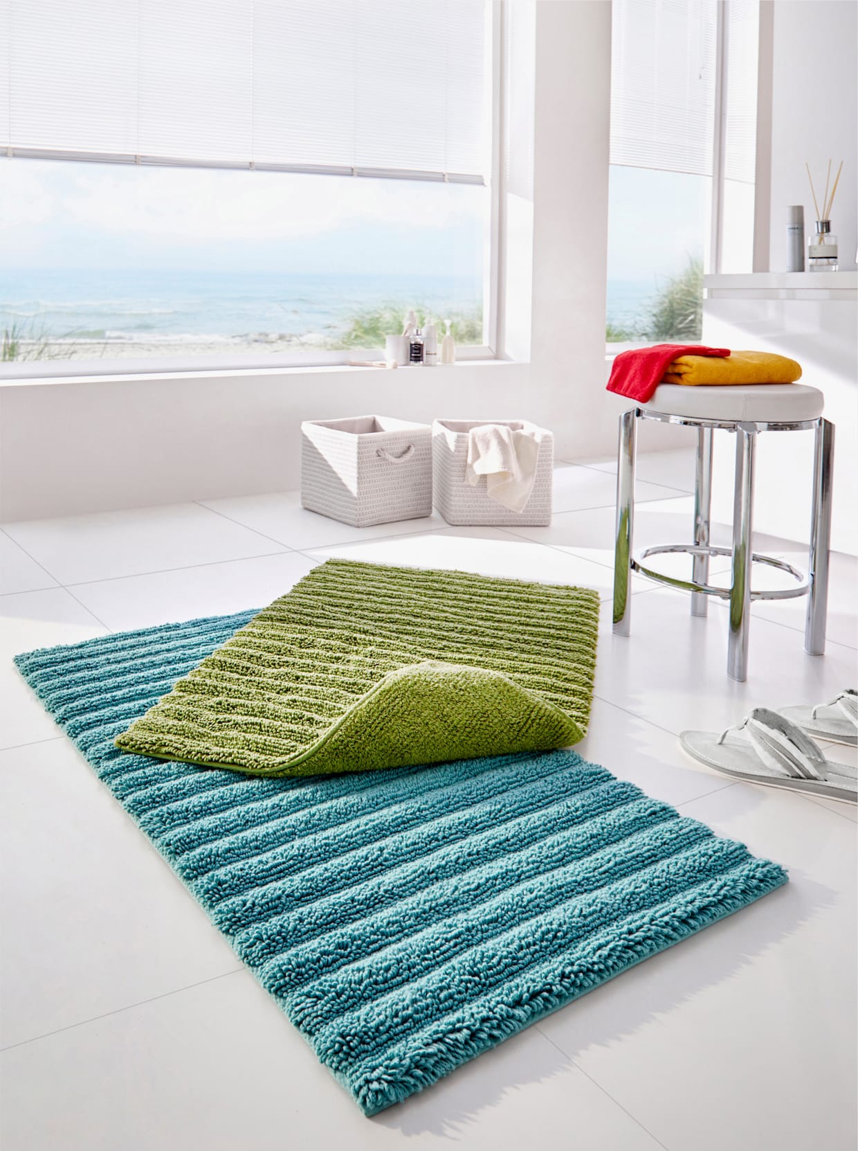 heine home Tapis de bain - vert d'eau