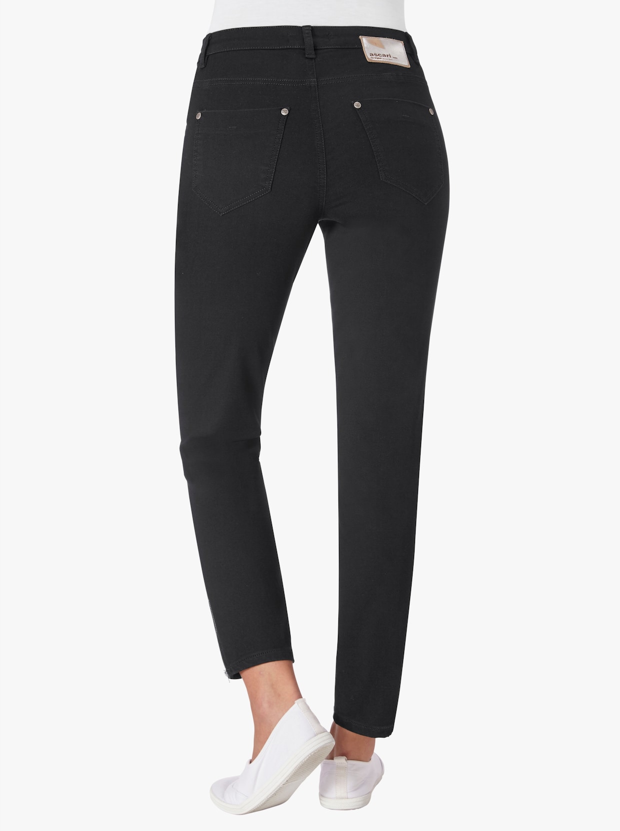 Ascari Strečové džíny - černá