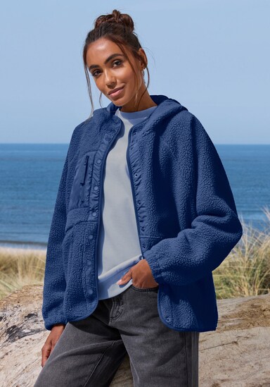 Vivance Active by Lascana Fleecejacke - dunkelblau