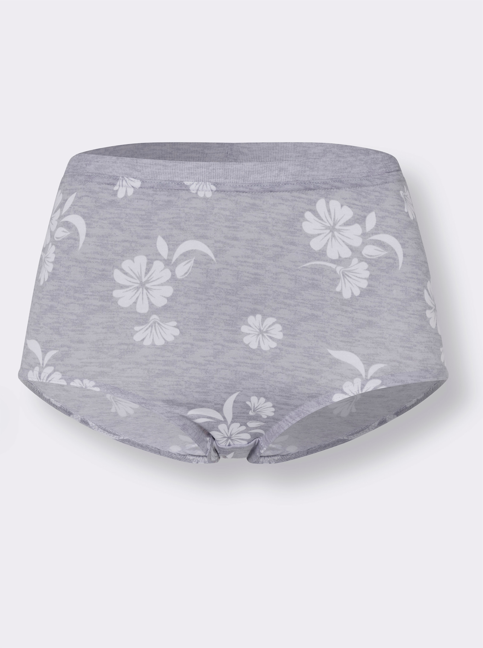 Kalhotky s pasem v balení po 4 ks - pestrá-melír