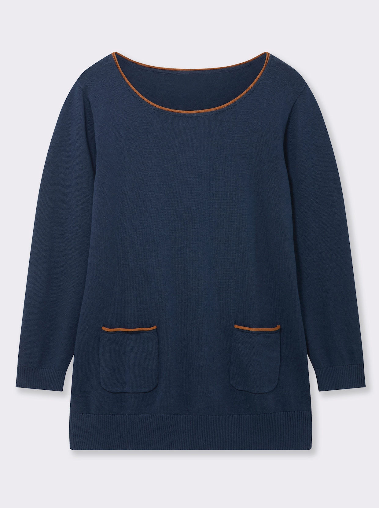 Longpullover - dunkelblau