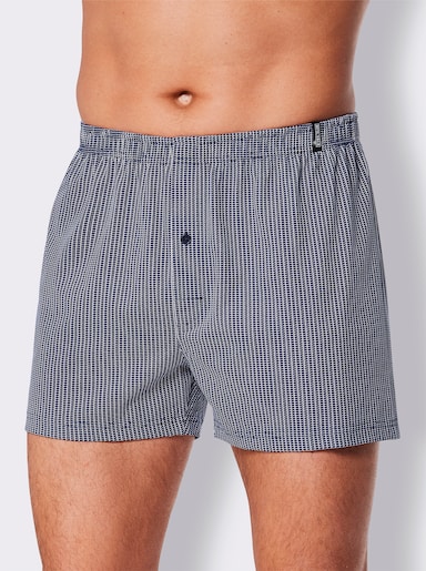 KINGsCLUB Boxershorts - marine-bedruckt