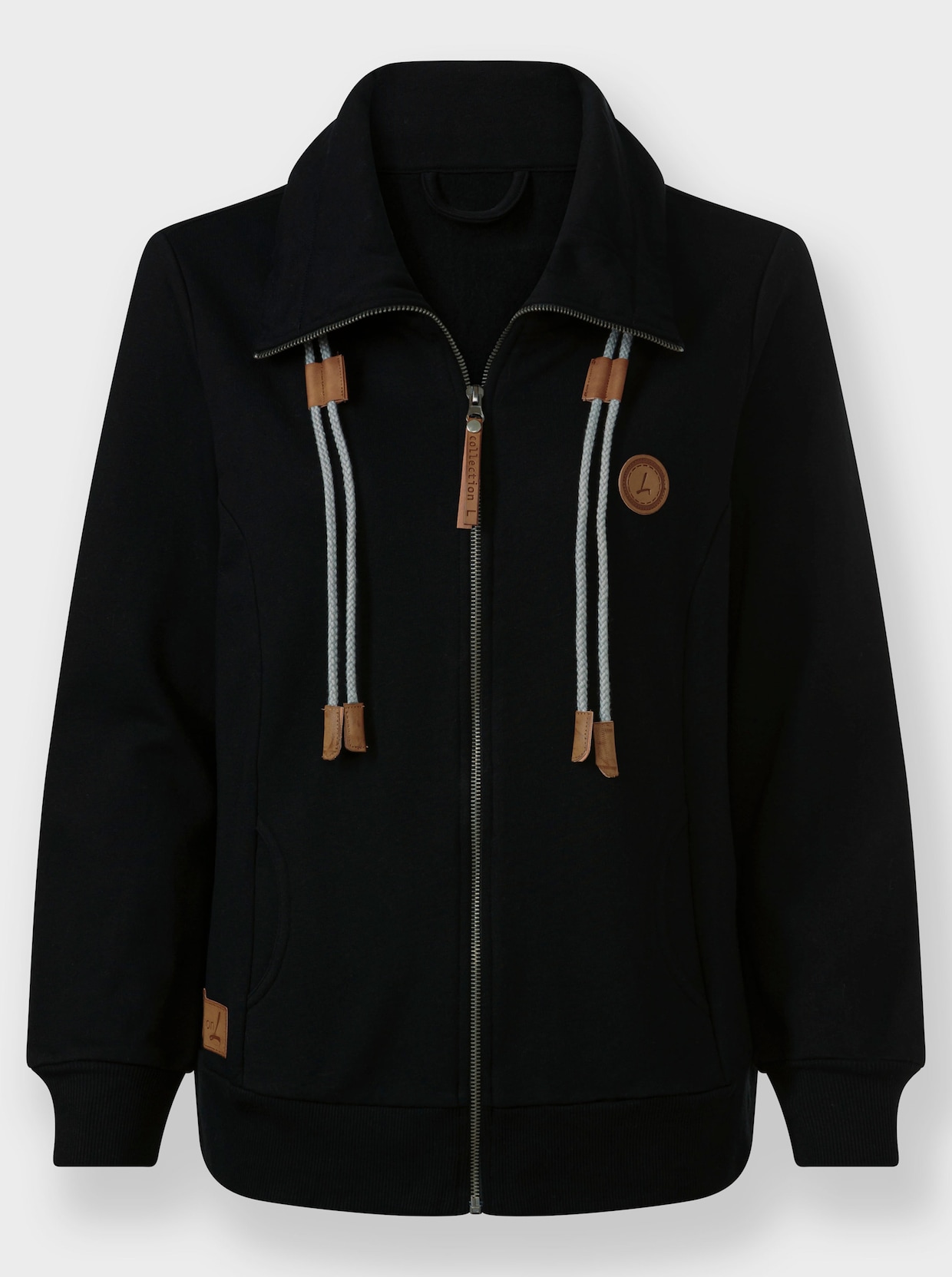 Sweatjacke - schwarz