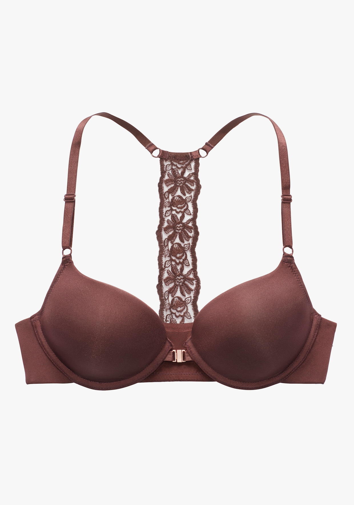 LASCANA Push-upbeha - chocolade