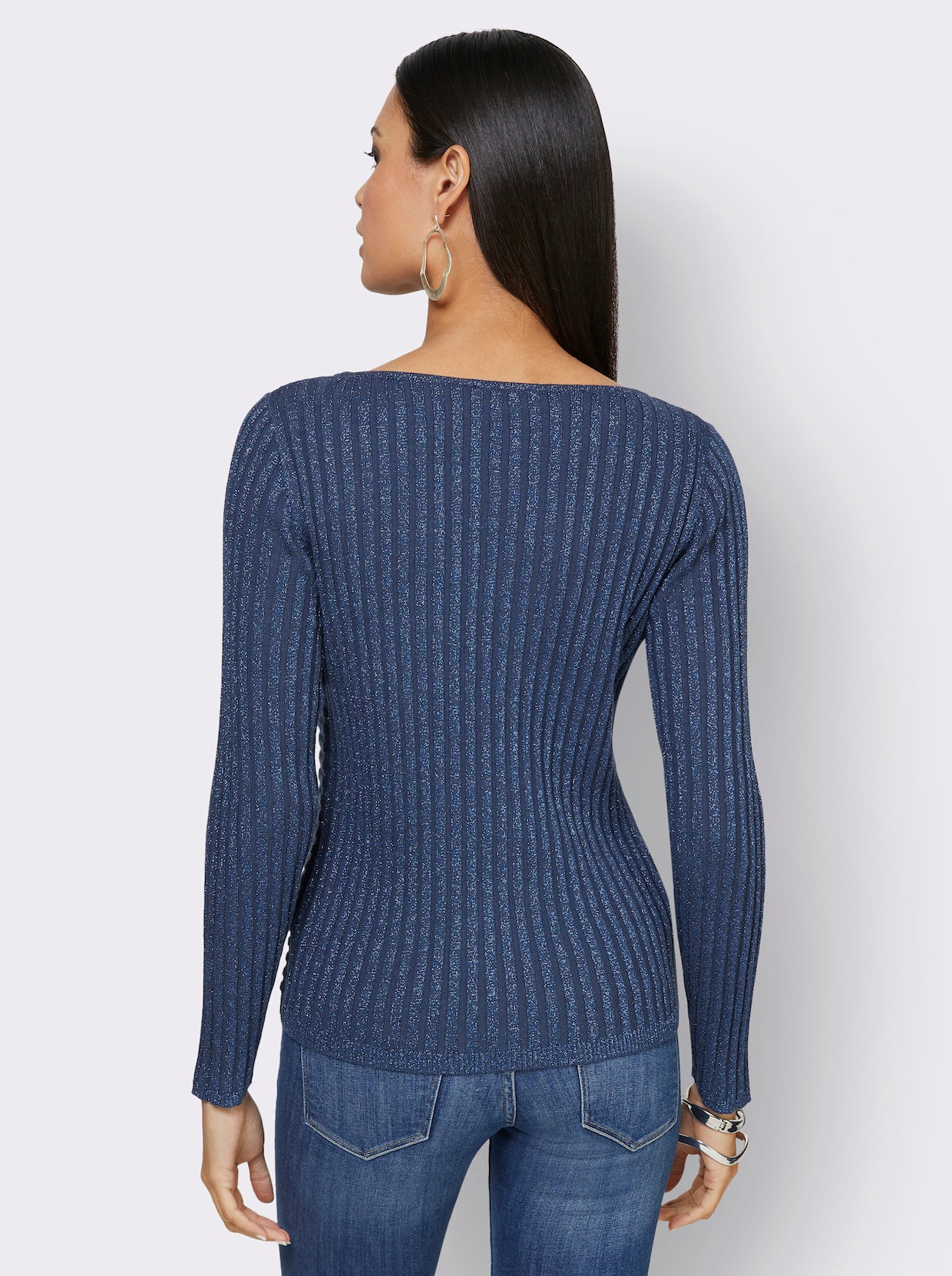 Pullover met lange mouwen - donkerblauw