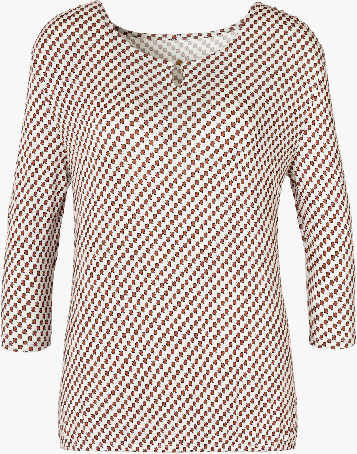 Vivance T-shirt à encolure ronde - blanc, noir
