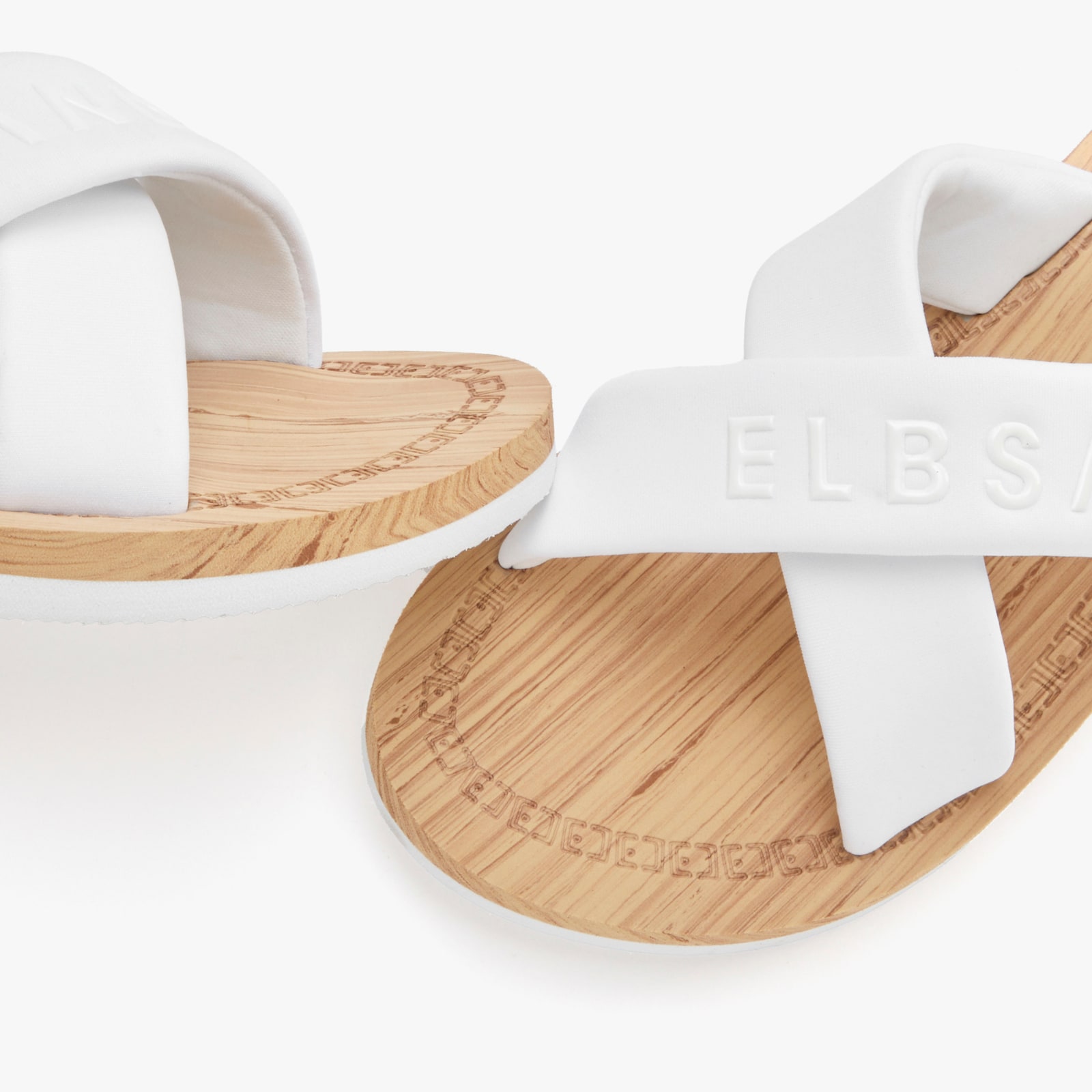 Elbsand Badepantolette - weiss