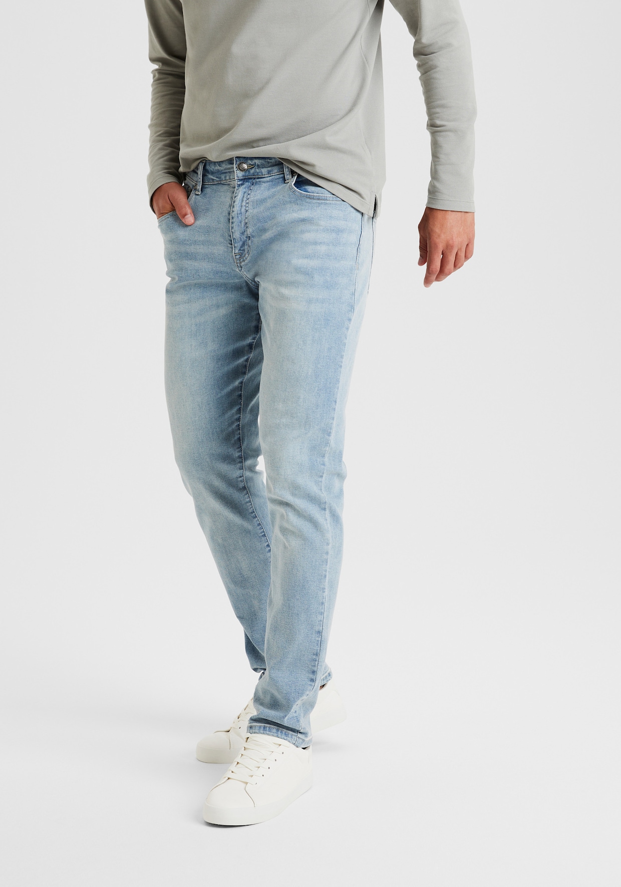 Buffalo 5-Pocket-Jeans - light-blue-denim