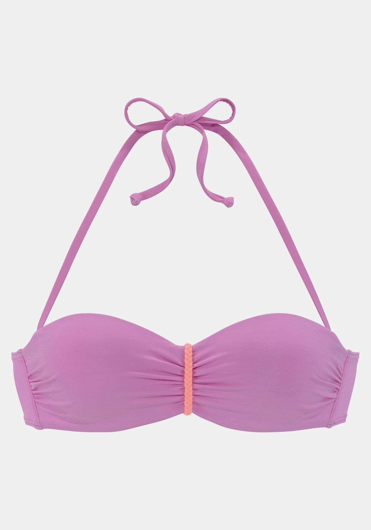 Venice Beach Bandeaubikinitop met beugel - paars