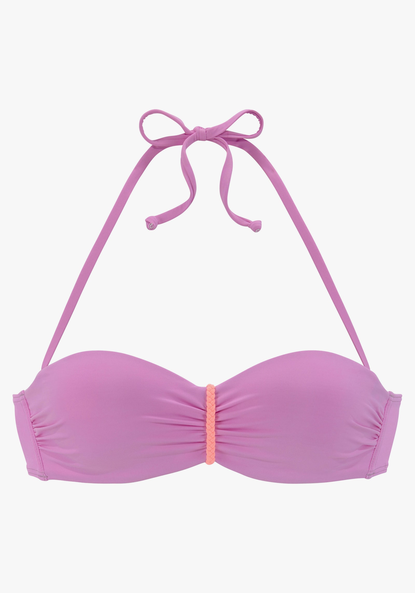 Venice Beach Bandeaubikinitop met beugel - paars