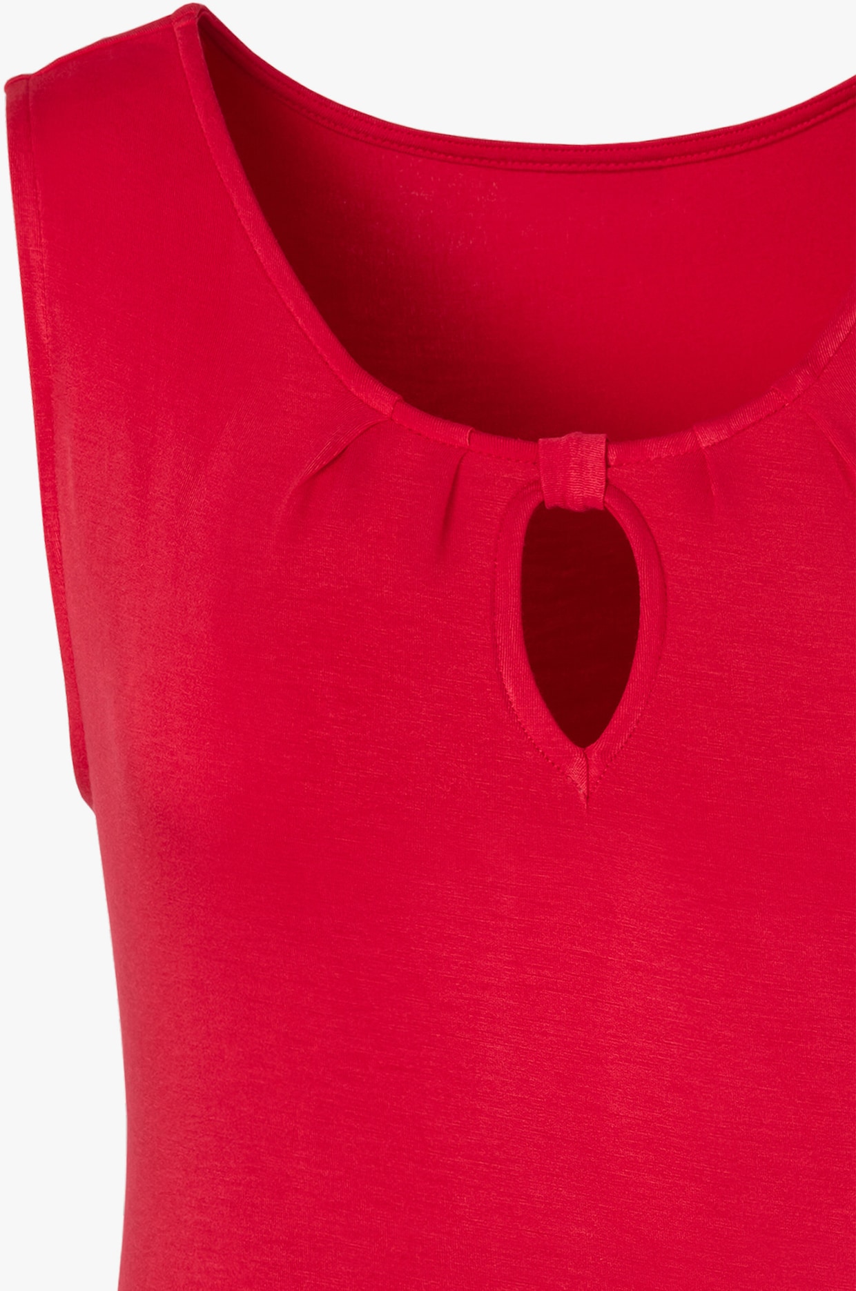 LASCANA Shirttop - rood, donkergrijs