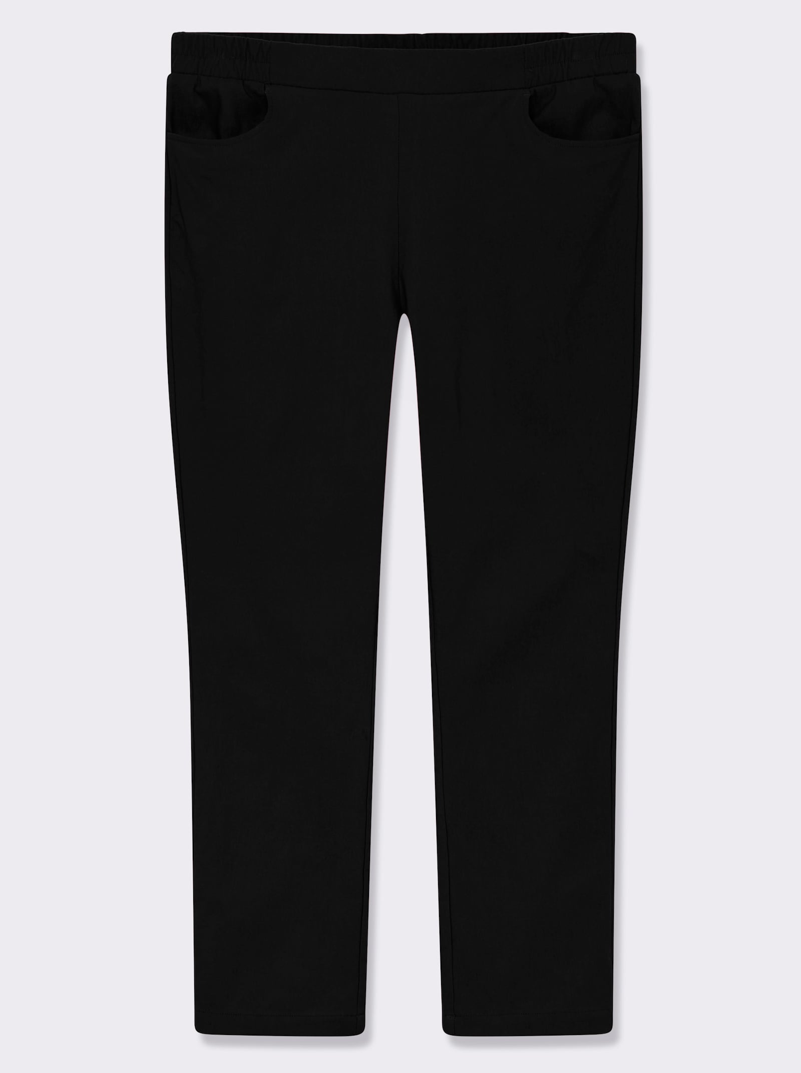 Schlupfhose in Bengalin-Qualität - schwarz