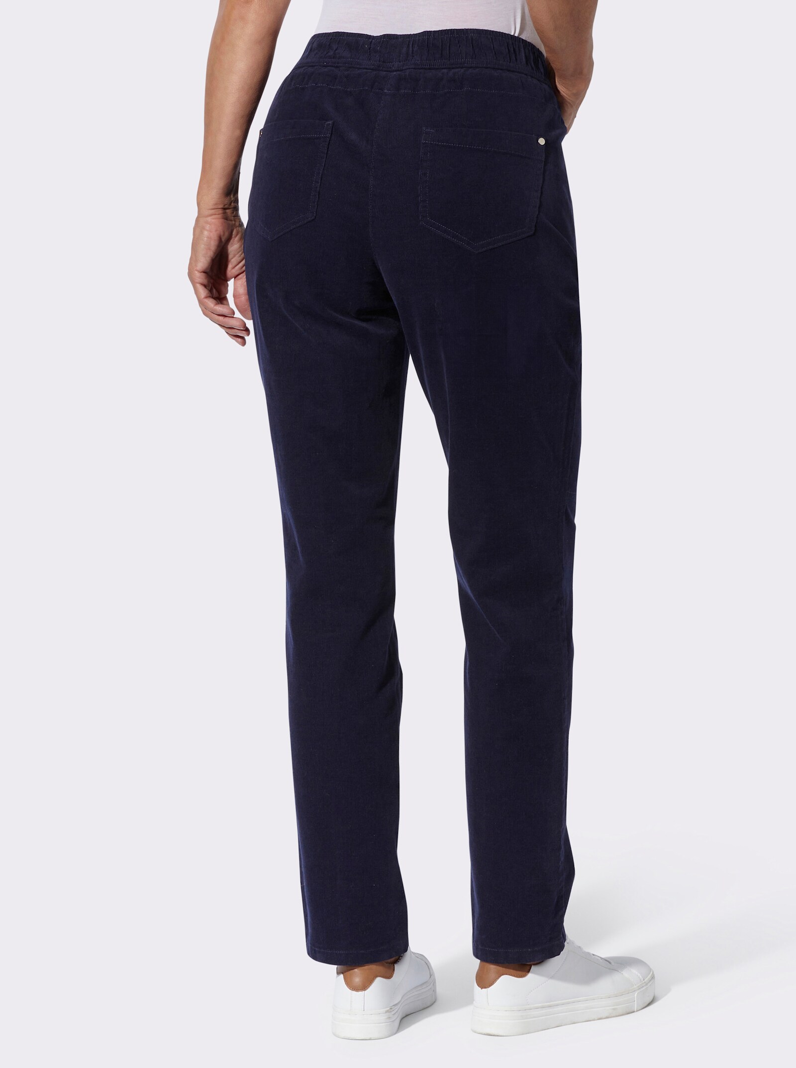 Cordhose zum Reinschlüpfen - marine