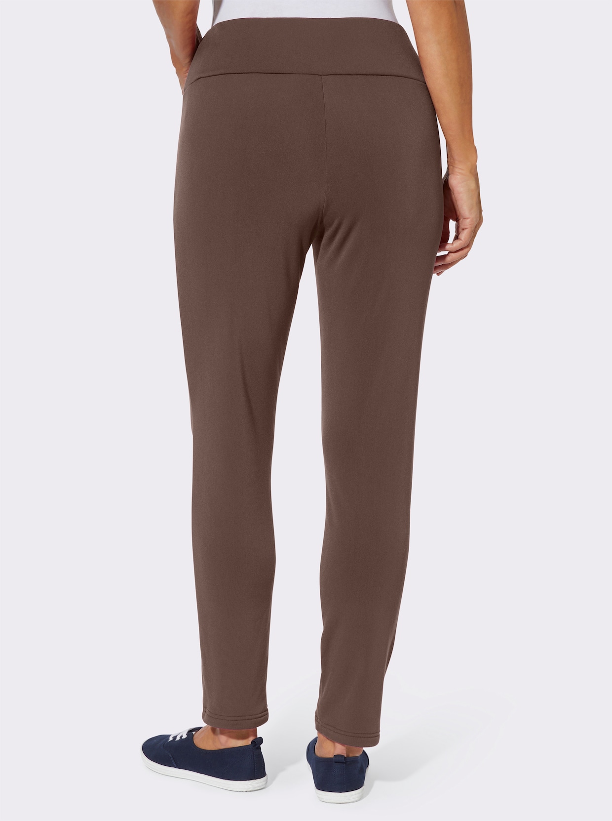 Thermoleggings mit Fleece-Futter - schoko