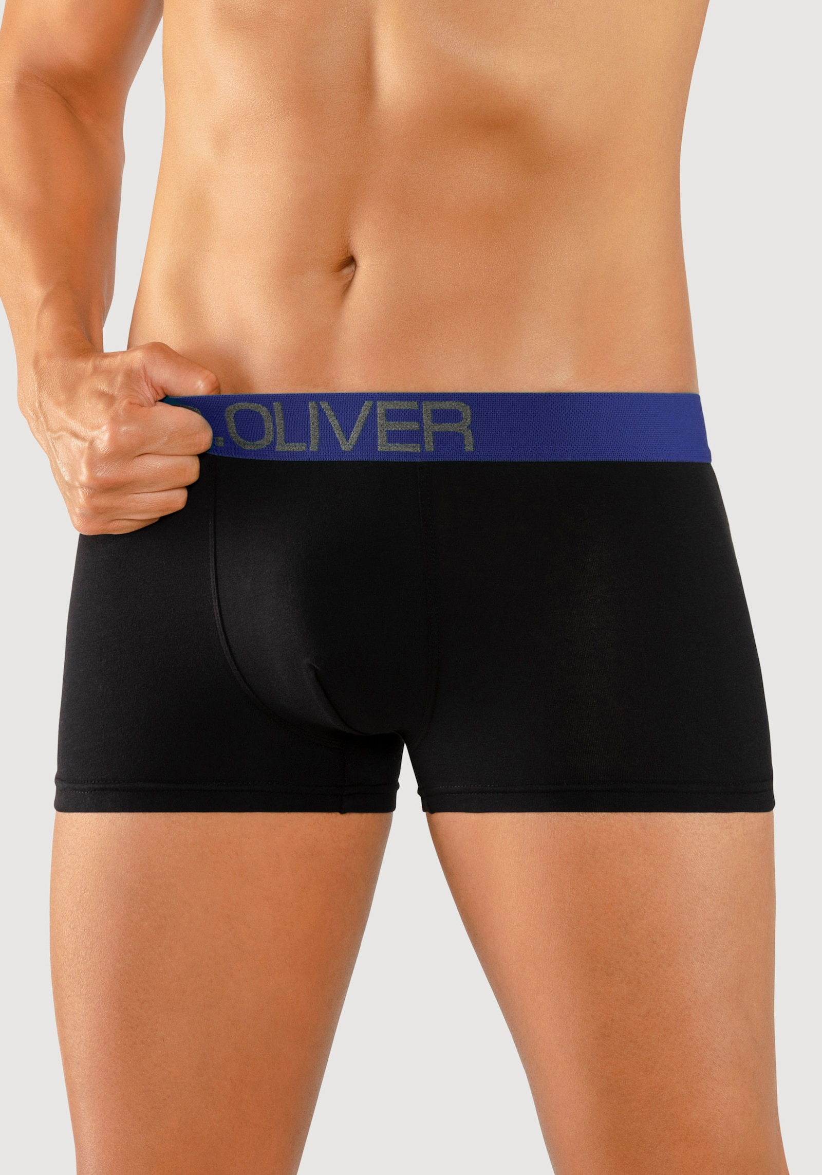 s.Oliver Hipster - schwarz-türkis, schwarz-hellblau, schwarz-marine, schwarz-royalblau