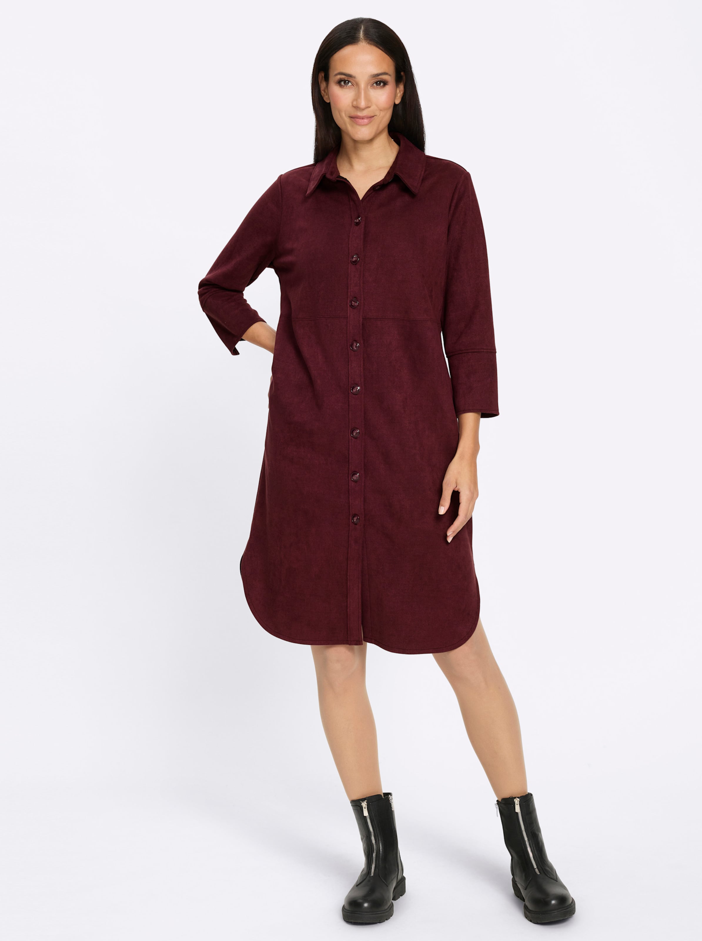 Lederimitatkleid