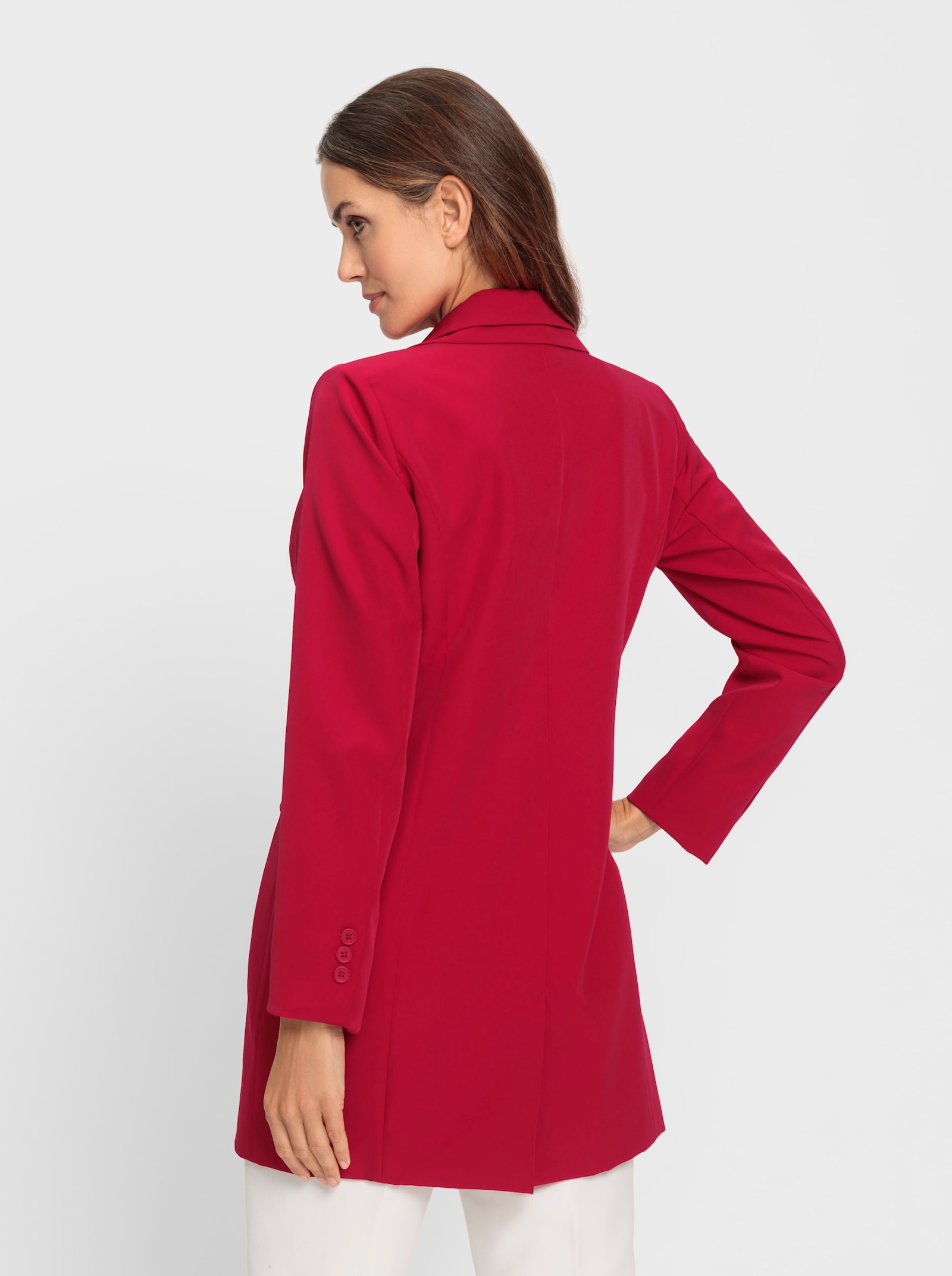 heine Longblazer mit doppeltem Revers - rot