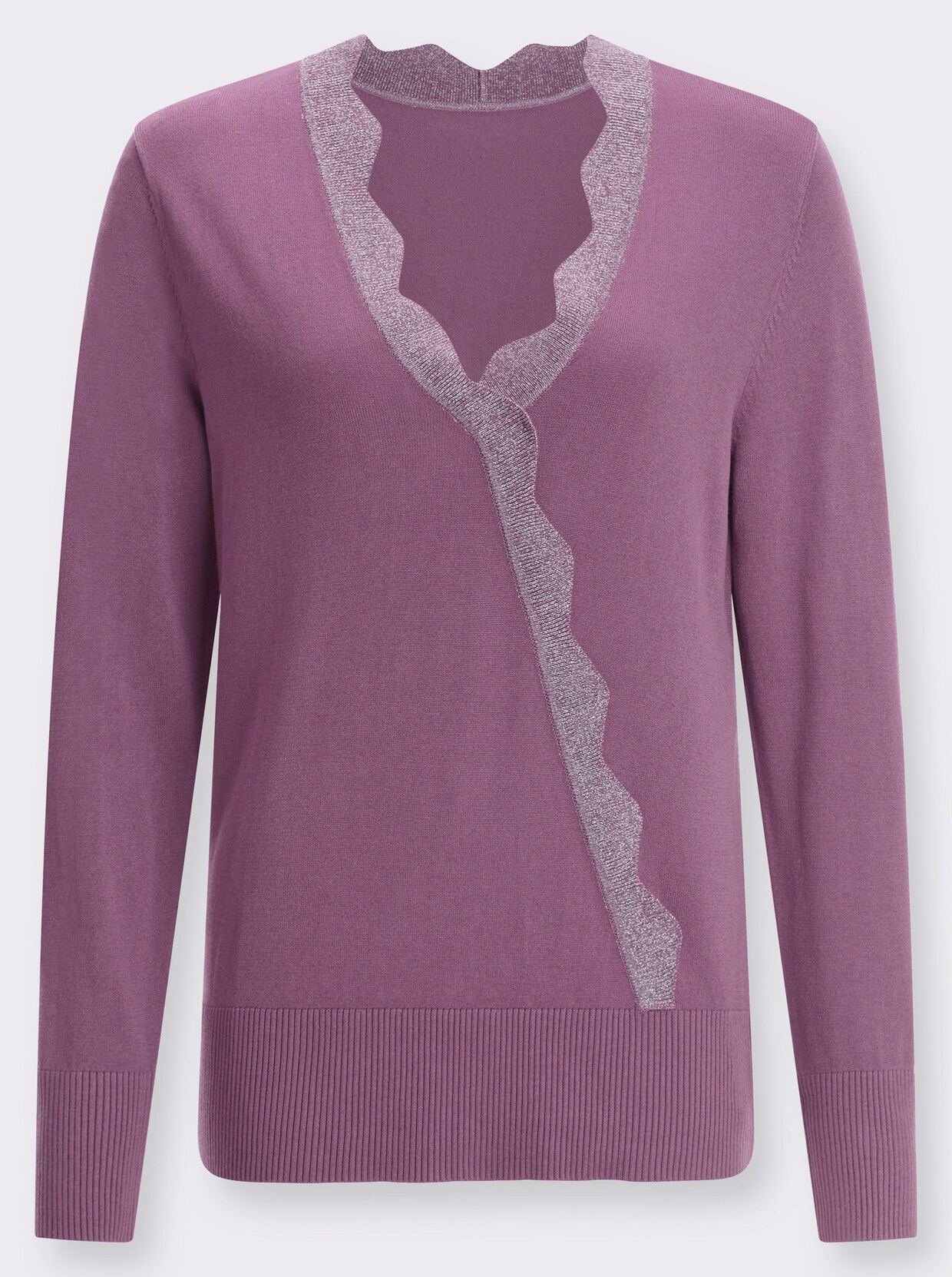 Pullover met lange mouwen - violet