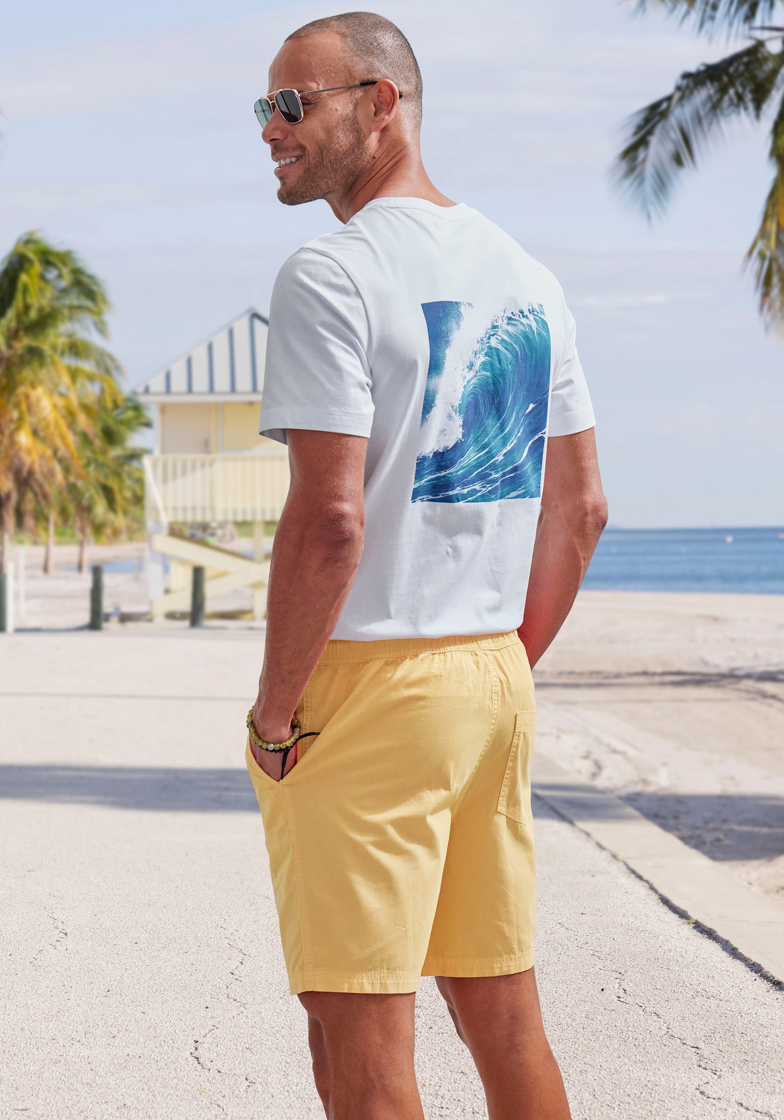 John Devin T-Shirt - weiß-bedruckt