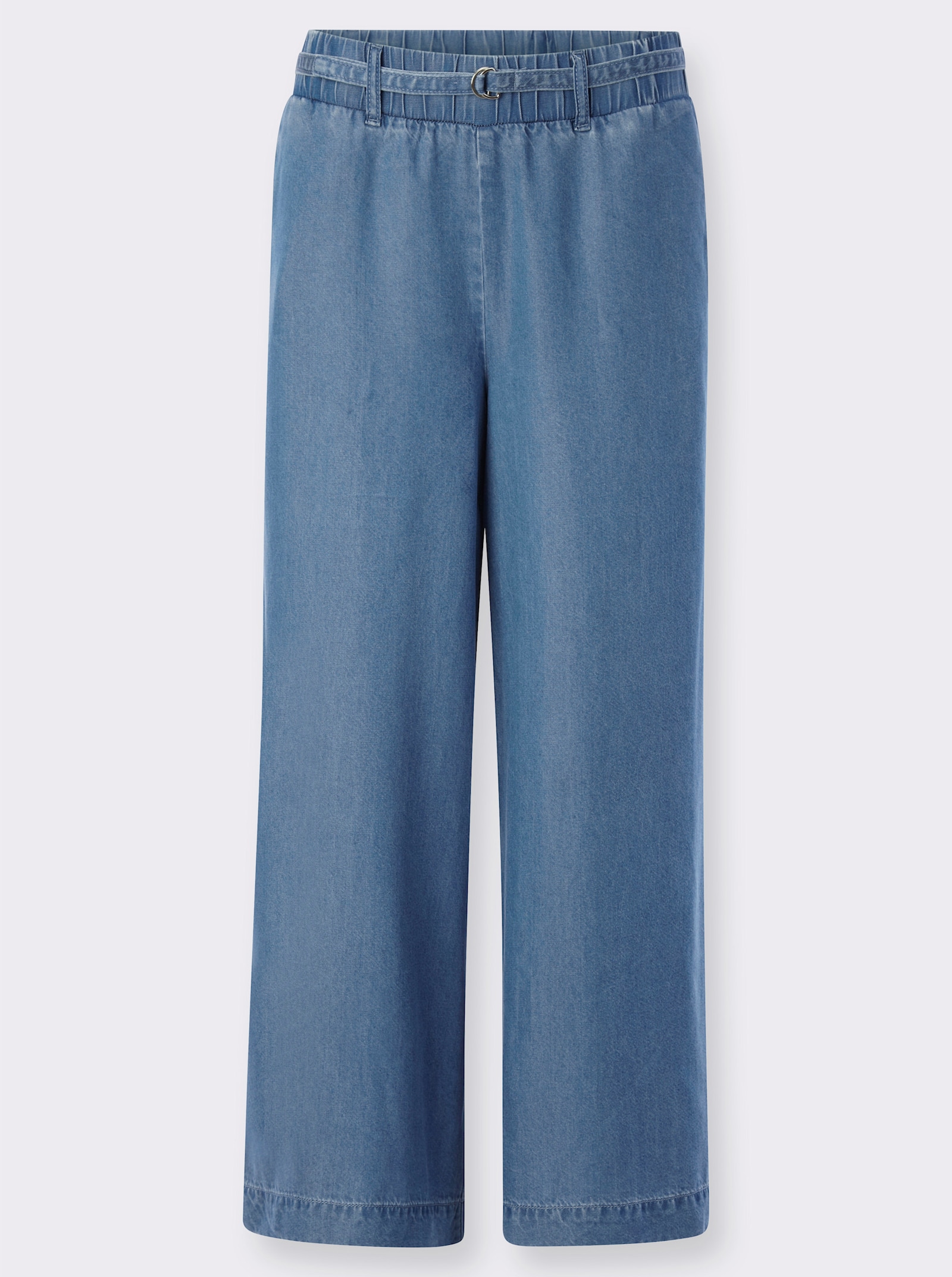 heine Culotte mit Gürtel - blue-stone-washed