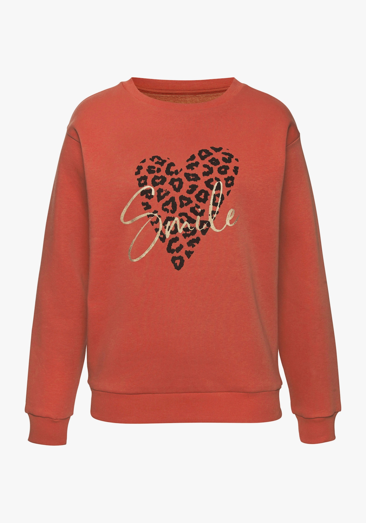 LASCANA Sweat-shirt - marron rouge