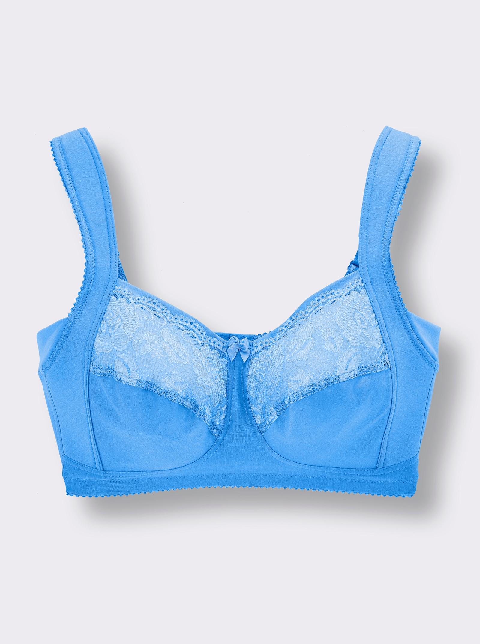 Miss Mary Entlastungs-BH ohne Bügel mit wattierter Seitenstütze - aqua