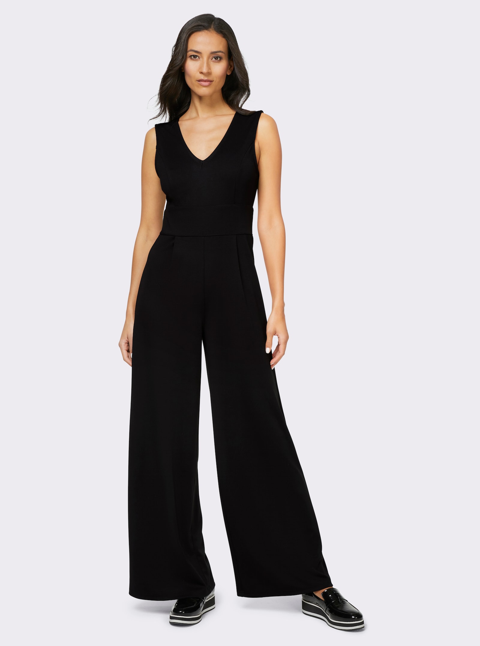 heine Jumpsuit in Stretch-Qualität - schwarz