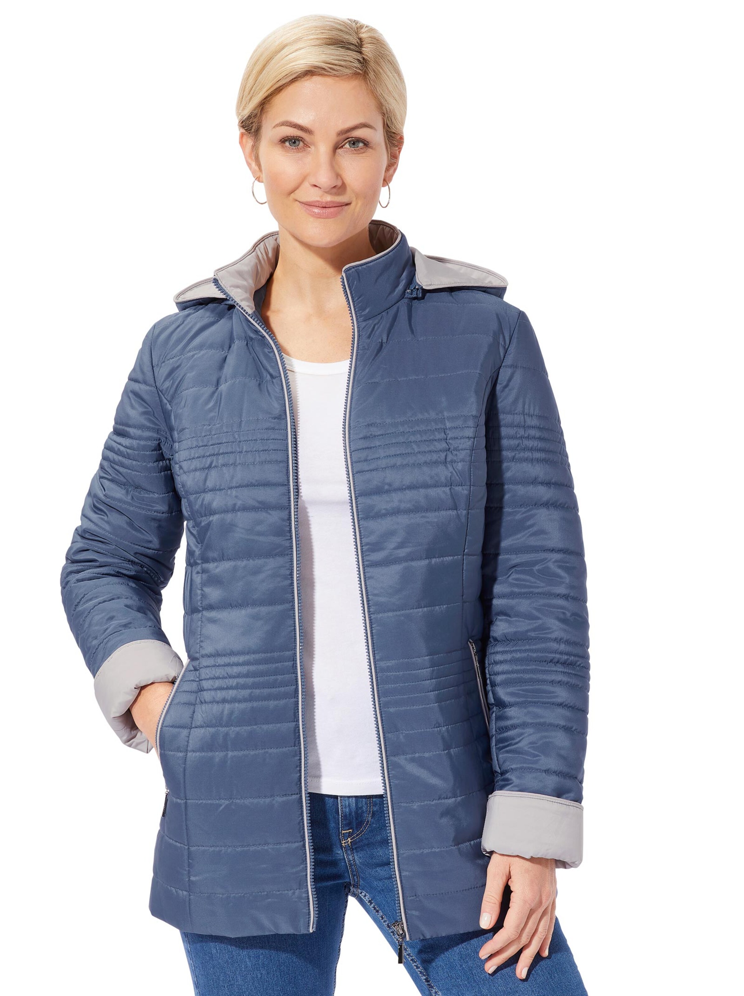 Steppjacke - jeansblau