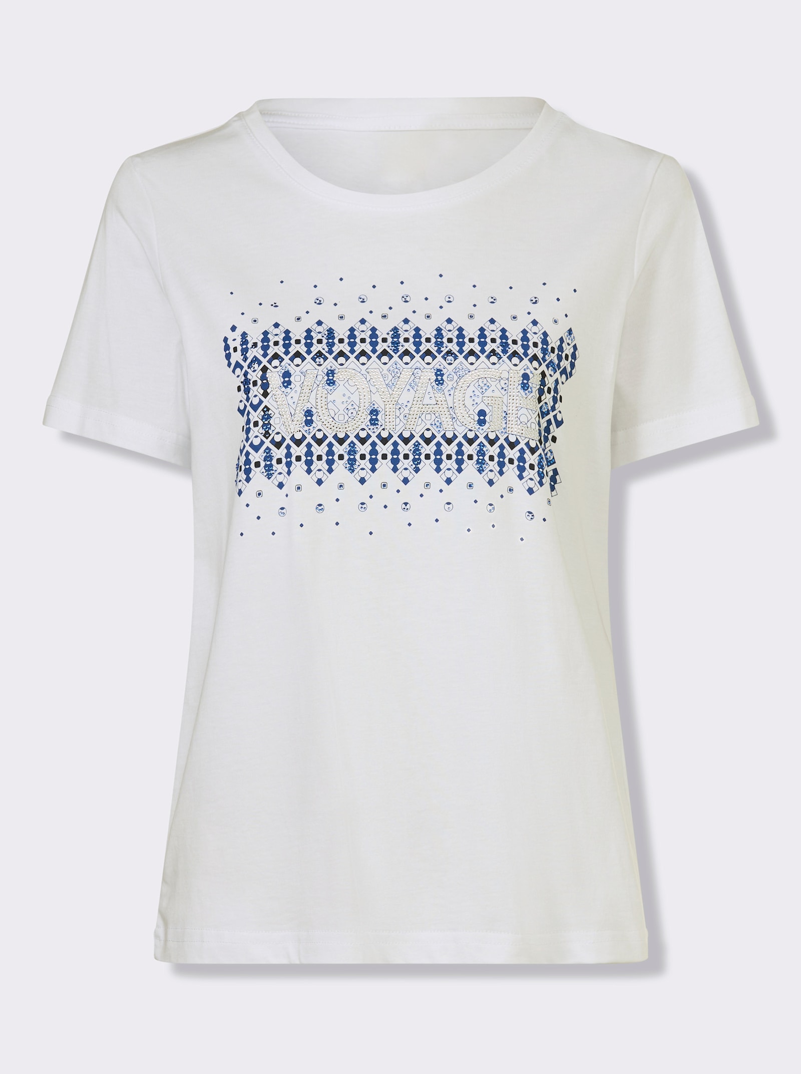 heine T-Shirt Mit Front-Druck - weiß