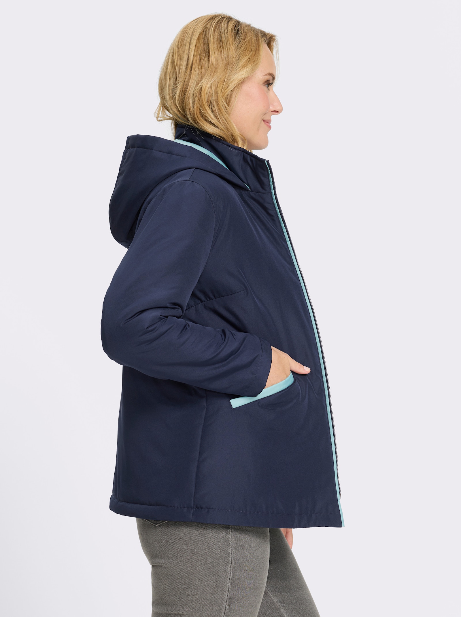Jacke mit Druck-Motiv - marine