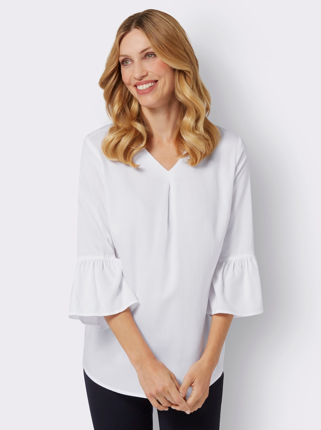 Comfortabele blouse - wit