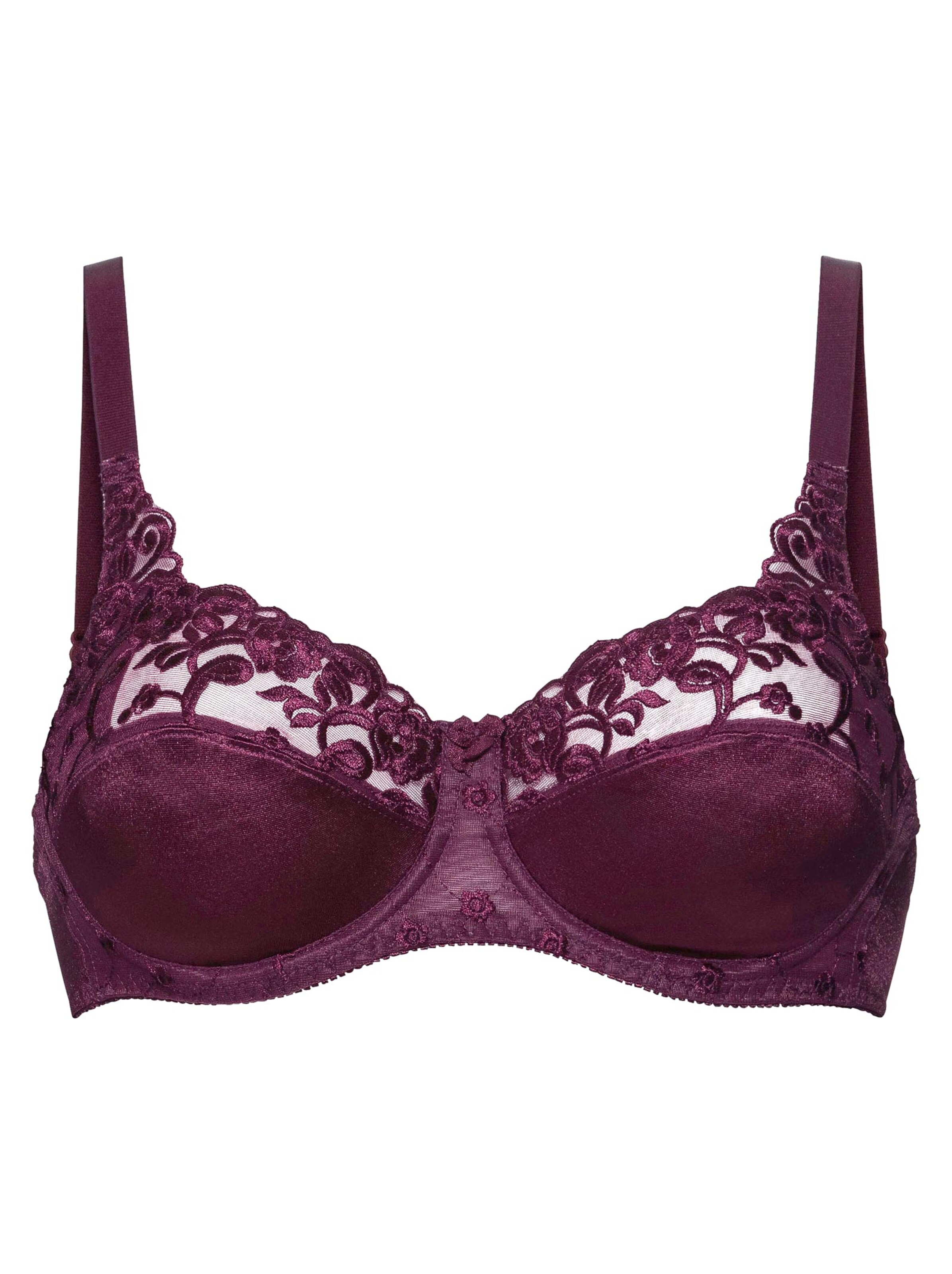 Naturana Bügel-BH - brombeer