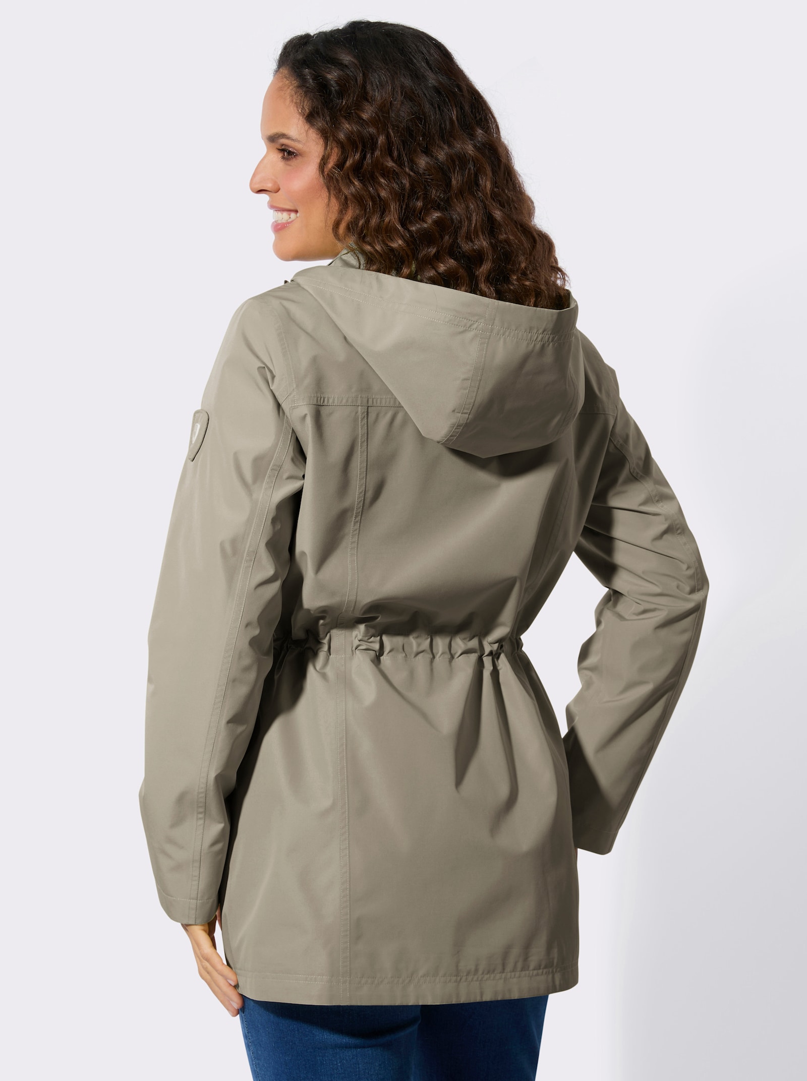 Funktionsjacke in wind- und wasserdichter Qualität - schlamm