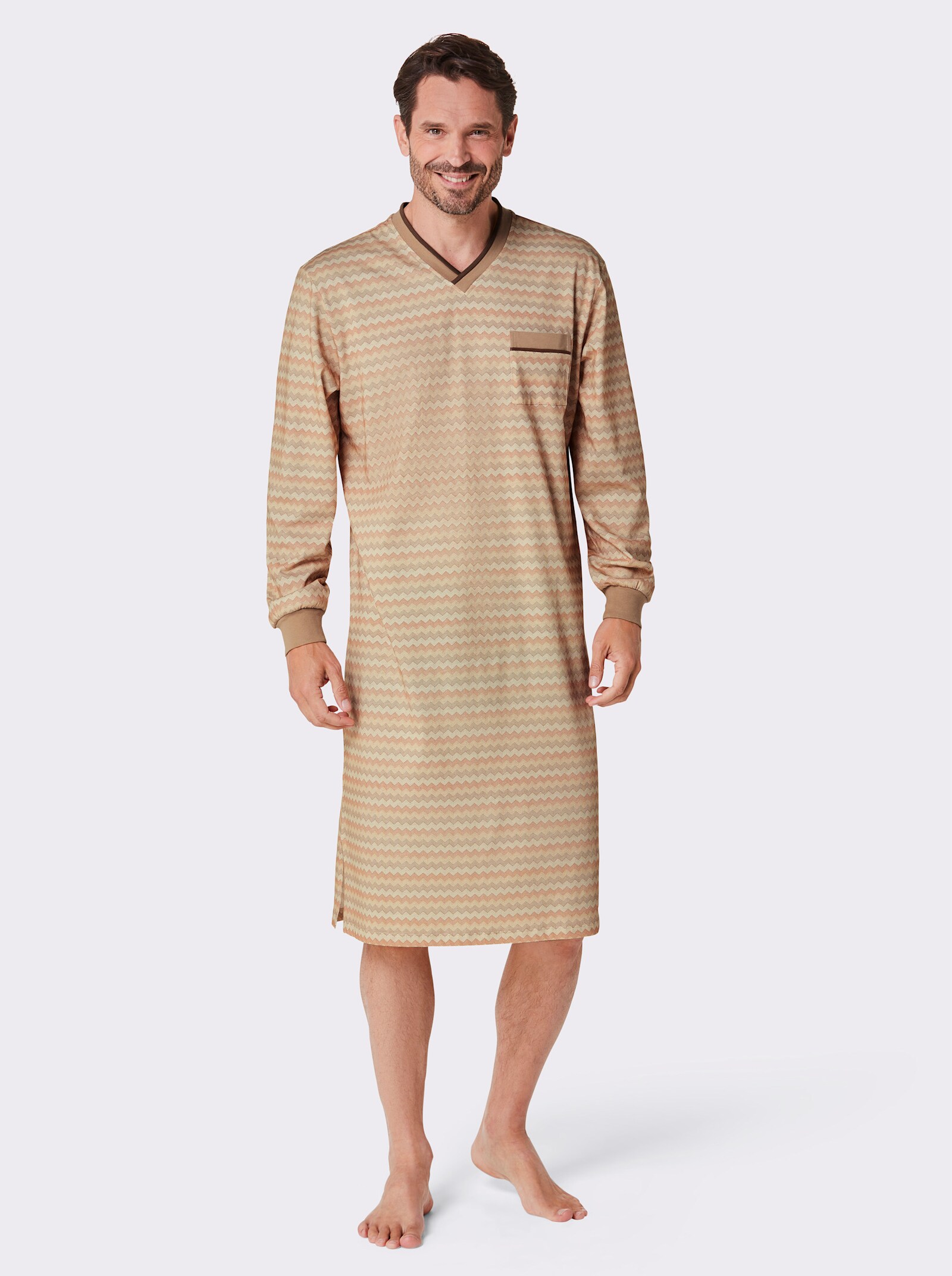 KINGsCLUB Nachthemd - ivoor bedrukt