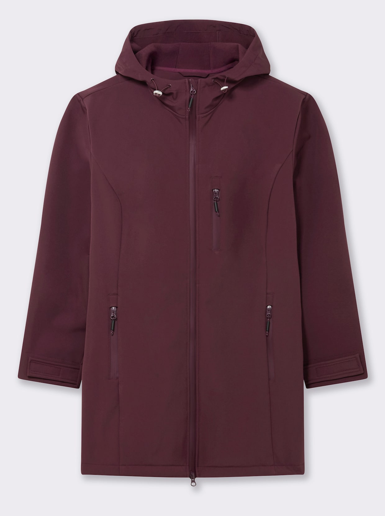 sheego Softshelljacke - burgund
