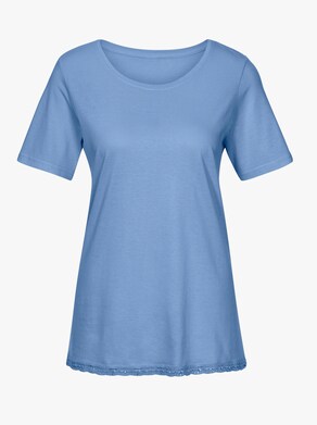 wäschepur Schlafanzug-Shirt - himmelblau