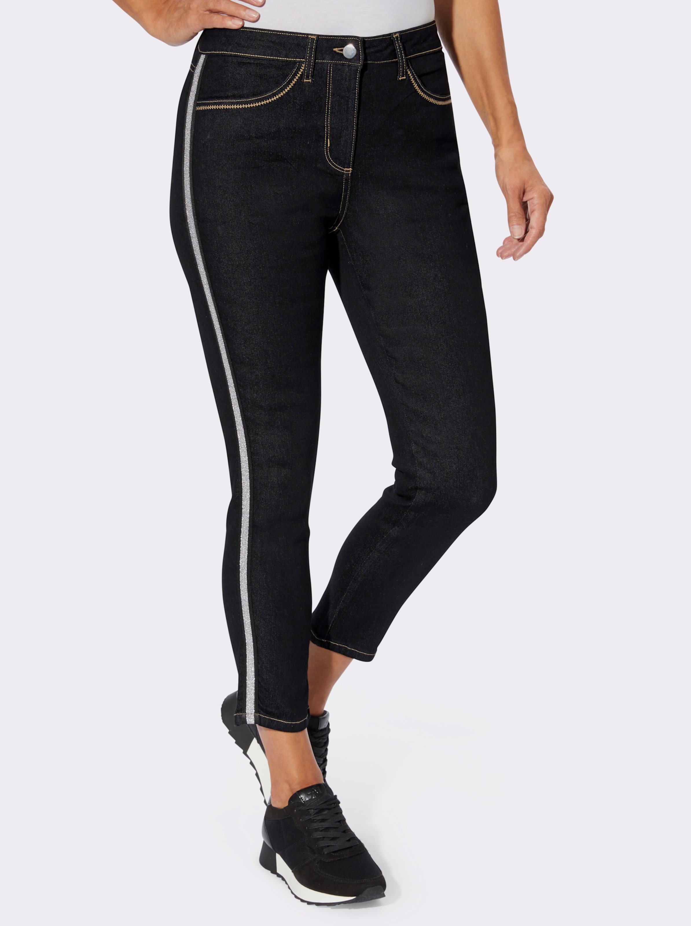 7 8 jeans In Black Denim Your Look For Less 7-8-jeans-in-blue-bleached-witt-weiden