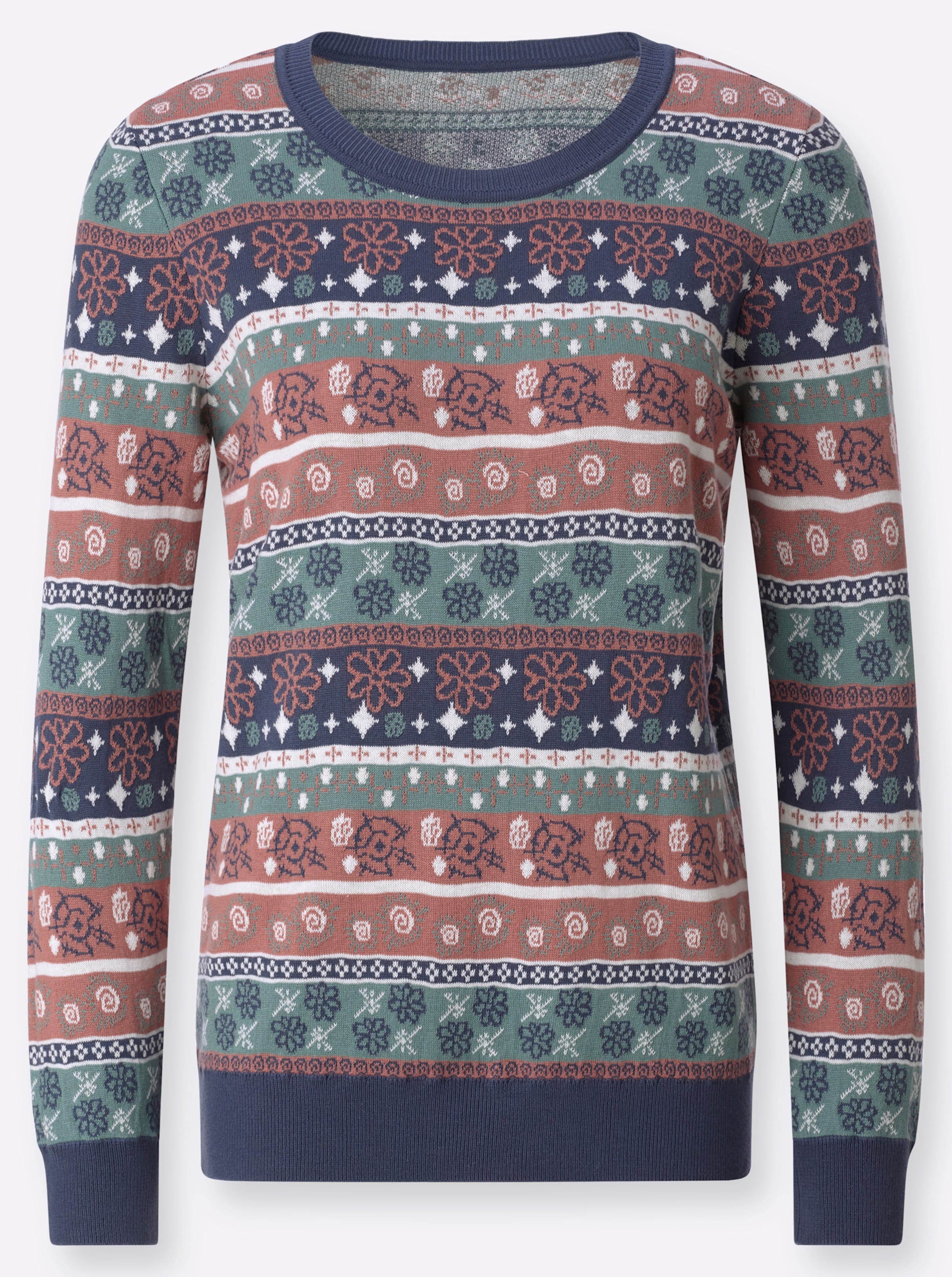 Thumbnail - Jacquard-Pullover