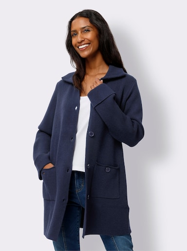 heine Longstrickjacke - marine