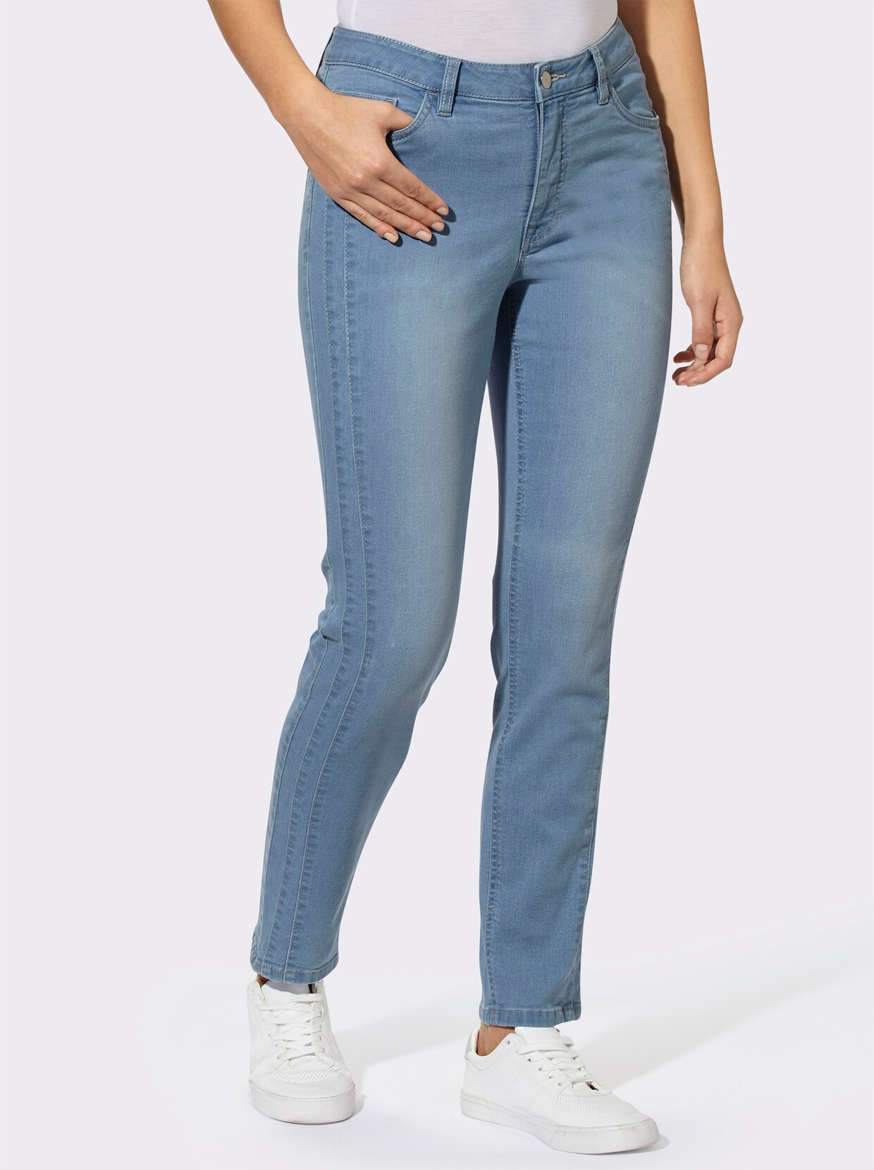 5-ficks jeans - blue-bleached