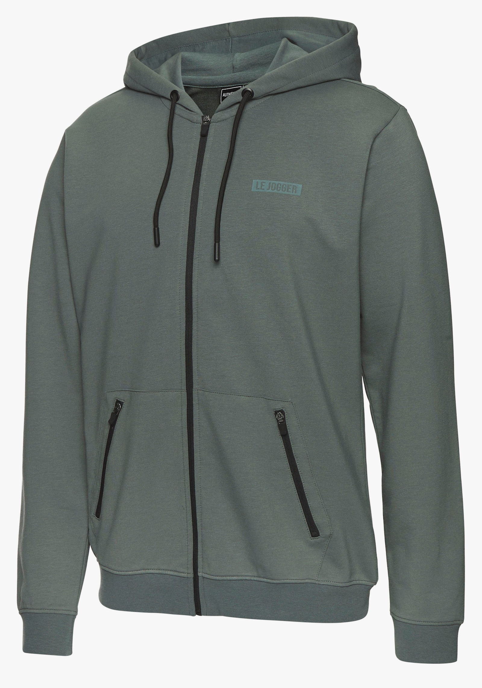le jogger Kapuzensweatjacke - grün