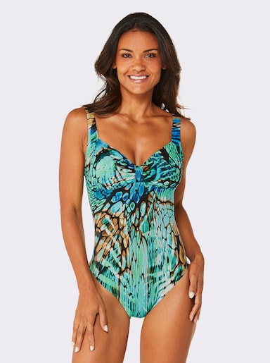 Sunflair Badeanzug mit Druck-Dessin - smaragd-türkis-bedruckt