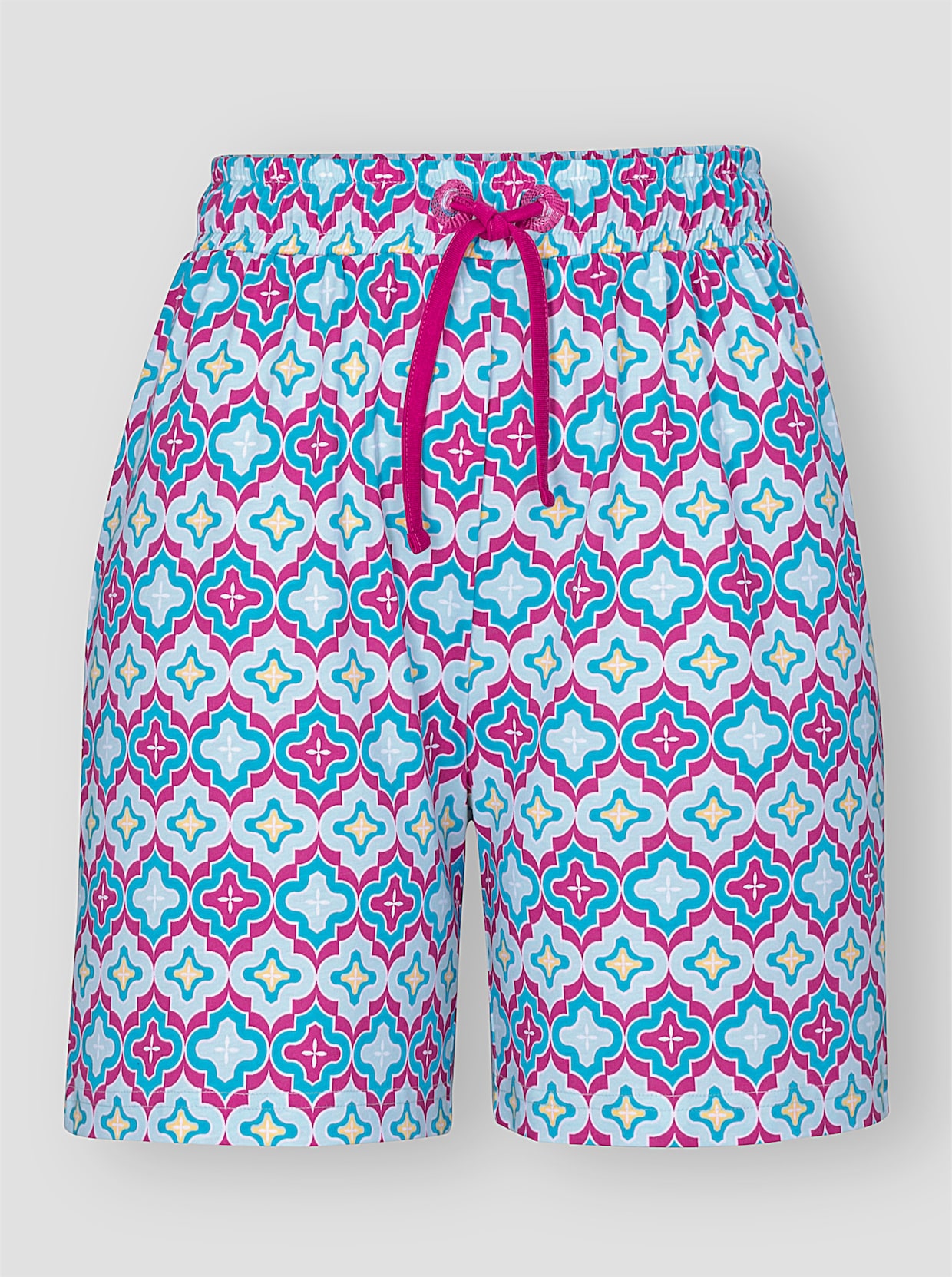 wäschepur Shorty - magenta-mint-bedruckt
