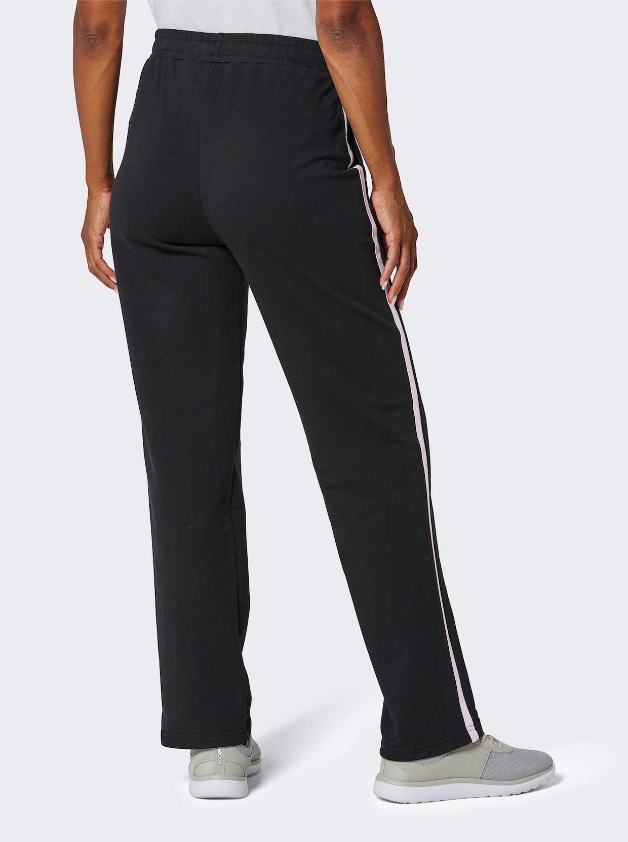 Catamaran Sports Pantalon de loisirs - noir-rose